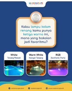 lampu kolam renang RGB
