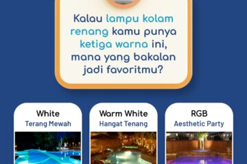lampu kolam renang RGB
